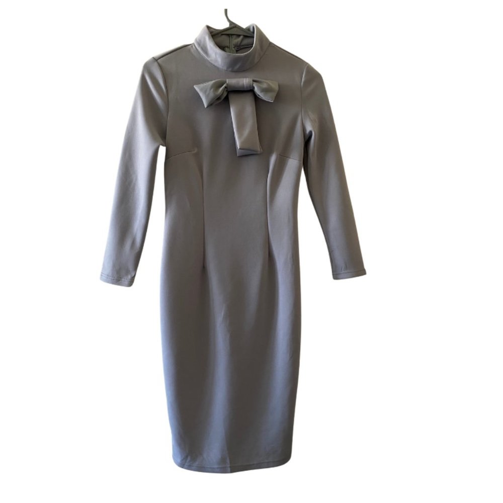 Grey Scuba Dress